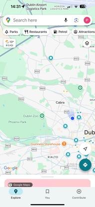 I live next to Phœnix park and Botanical gardens 