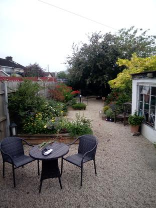 Back garden to run around