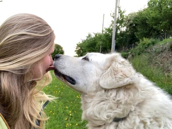 Maleen and Rudi Kiss in the garden