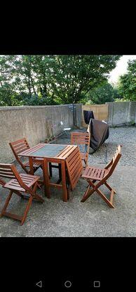 Space at backyard