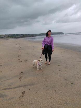 Doggy day out for Stacey and her dog Bonnie