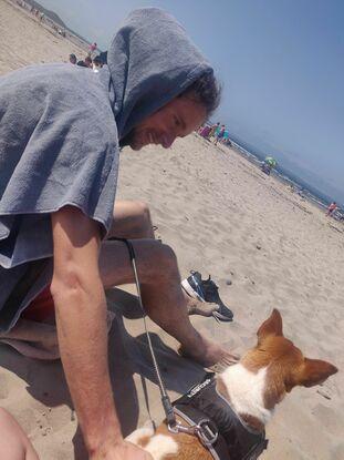 Doggy day out for Downey and his dog Brendan