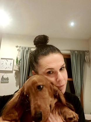 Donal getting cuddles before bed