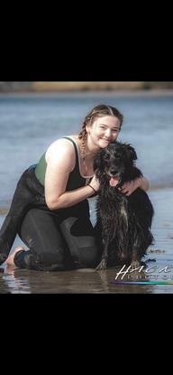 Myself and my dog Willow