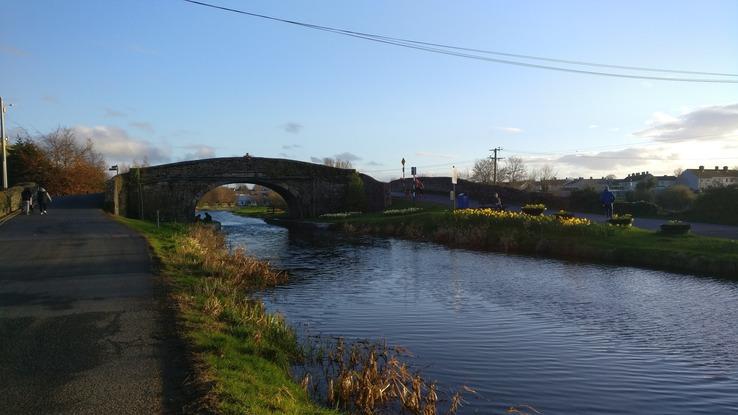 path along the canal