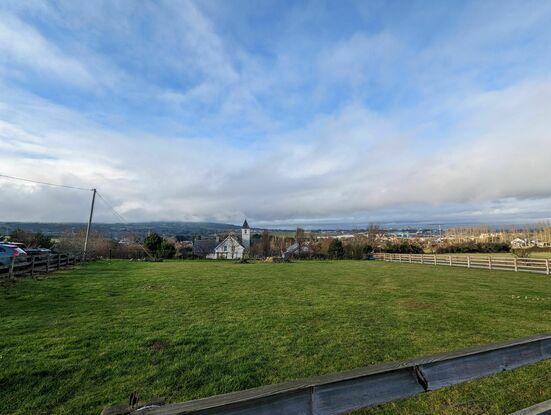 View from nearby horse-riding school, Carrickmines