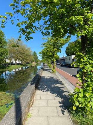 Canal footpath